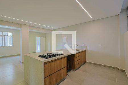 Sala/Cozinha de apartamento à venda com 3 quartos, 125m² em Santa Lúcia, Belo Horizonte