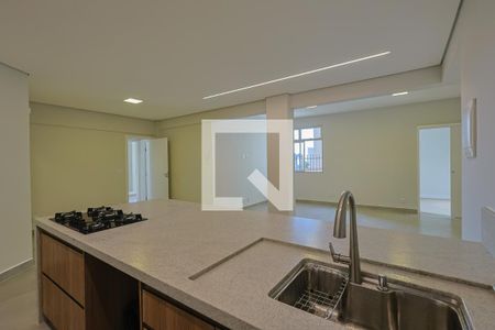Sala/Cozinha de apartamento à venda com 3 quartos, 125m² em Santa Lúcia, Belo Horizonte