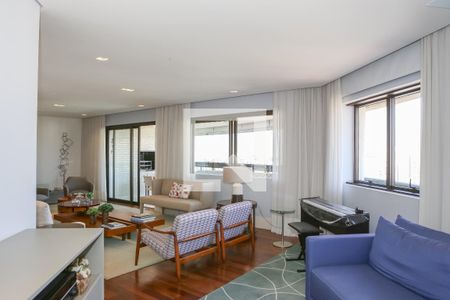 Sala de apartamento à venda com 3 quartos, 218m² em Perdizes, São Paulo