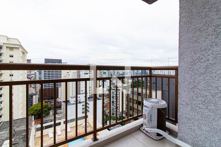 Varanda Sala/Cozinha de apartamento para alugar com 1 quarto, 27m² em Perdizes, São Paulo