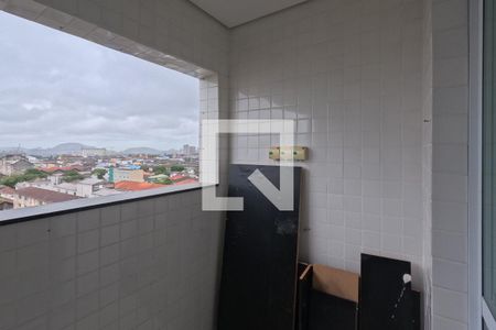Varanda da Sala de apartamento para alugar com 1 quarto, 38m² em Macuco, Santos