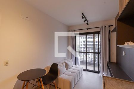 Sala/Cozinha de apartamento para alugar com 1 quarto, 30m² em Indianópolis, São Paulo