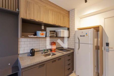 Sala/Cozinha de apartamento para alugar com 1 quarto, 30m² em Indianópolis, São Paulo