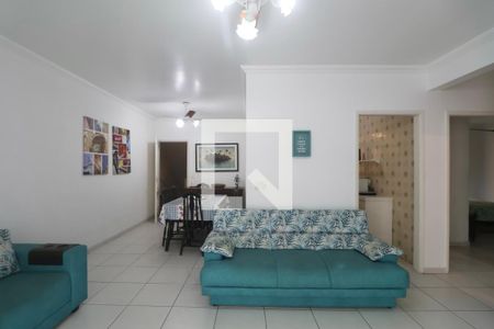 Sala de apartamento para alugar com 2 quartos, 100m² em Balneário Cidade Atlântica, Guarujá