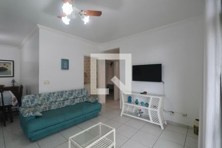 Sala de apartamento para alugar com 2 quartos, 100m² em Balneário Cidade Atlântica, Guarujá