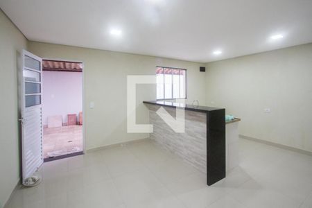 Sala/Cozinha de casa para alugar com 1 quarto, 54m² em Jardim Miriam, São Paulo