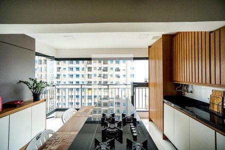 Sala/Cozinha de apartamento à venda com 3 quartos, 77m² em Tatuapé, São Paulo