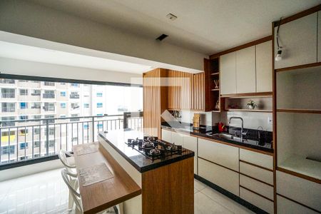 Sala/Cozinha de apartamento à venda com 3 quartos, 77m² em Tatuapé, São Paulo