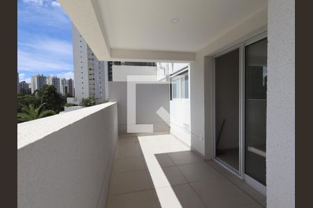 Varanda da Sala de apartamento para alugar com 2 quartos, 86m² em Jardim Caboré, São Paulo