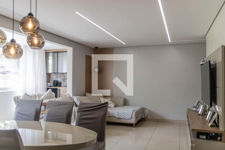 Sala de apartamento à venda com 3 quartos, 116m² em Estoril, Belo Horizonte