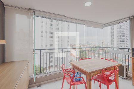Varanda de apartamento à venda com 2 quartos, 55m² em Vila Anglo Brasileira, São Paulo