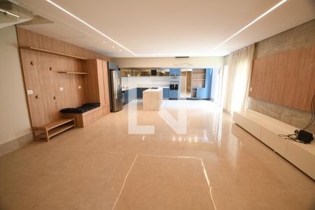 Sala de casa de condomínio para alugar com 3 quartos, 250m² em Parque Taquaral, Campinas