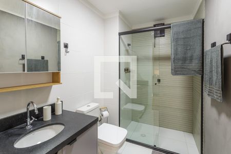 Banheiro de kitnet/studio para alugar com 1 quarto, 27m² em Vila Olímpia, São Paulo