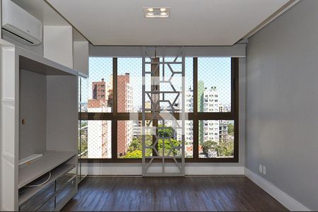 Janela da Sala de apartamento à venda com 2 quartos, 76m² em Petrópolis, Porto Alegre