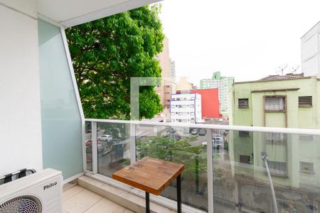 Varanda do Studio de kitnet/studio para alugar com 1 quarto, 22m² em Sé, São Paulo