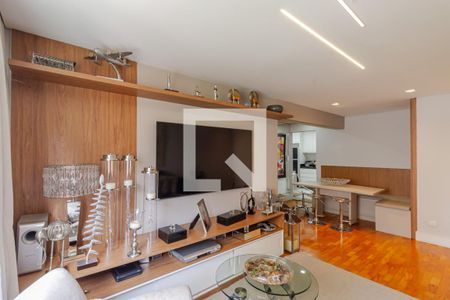 Sala de apartamento à venda com 2 quartos, 70m² em Moema, São Paulo