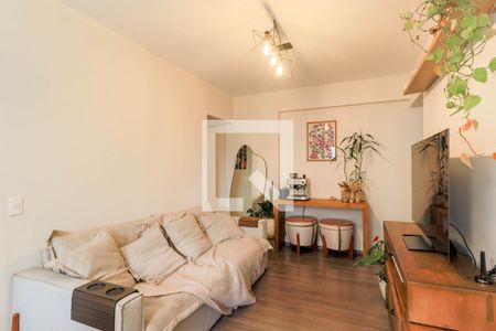 Sala de apartamento à venda com 2 quartos, 77m² em Brooklin, São Paulo