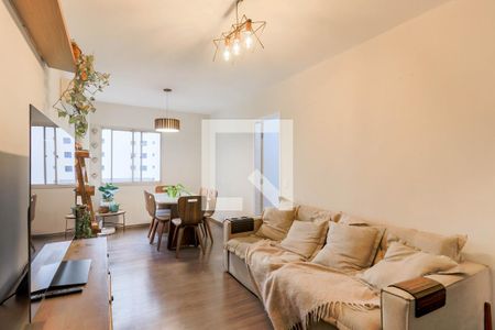 Sala de apartamento à venda com 2 quartos, 77m² em Brooklin, São Paulo