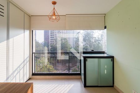 Varanda da Sala de apartamento para alugar com 1 quarto, 39m² em Vila Suzana, São Paulo