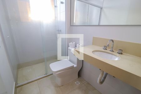 Banheiro da Suíte  de apartamento para alugar com 3 quartos, 90m² em Jardim Pompeia, Indaiatuba