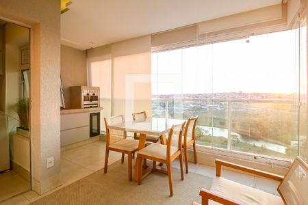 Varanda gourmet de apartamento para alugar com 3 quartos, 90m² em Jardim Pompeia, Indaiatuba