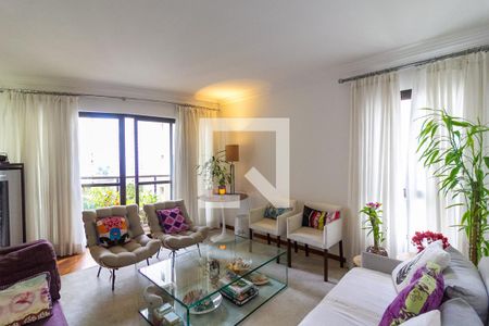 Sala de estar de apartamento para alugar com 3 quartos, 180m² em Campo Belo, São Paulo