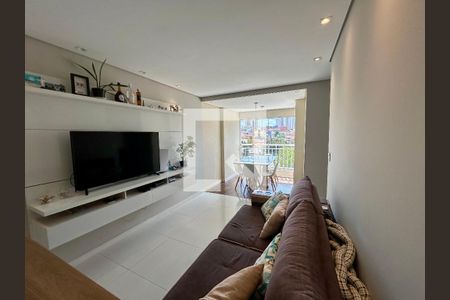Sala  de apartamento à venda com 2 quartos, 50m² em Vila Augusta, Guarulhos