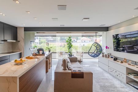 Sala de apartamento à venda com 3 quartos, 130m² em Pompeia, São Paulo