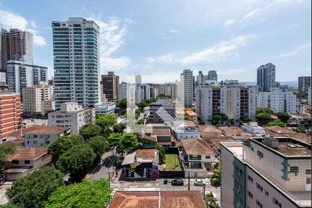 Vista da Sala de apartamento para alugar com 2 quartos, 120m² em Ponta da Praia, Santos