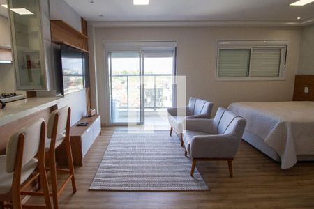 Sala  de apartamento para alugar com 1 quarto, 37m² em Jardim Portal da Colina, Sorocaba