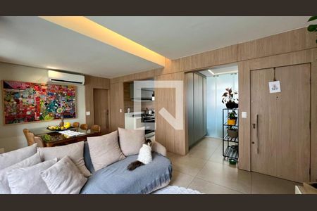 Sala de apartamento à venda com 4 quartos, 128m² em Gutierrez, Belo Horizonte