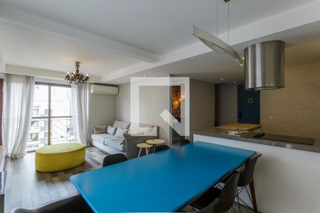 Sala de apartamento para alugar com 2 quartos, 80m² em Vila Nova Conceição, São Paulo