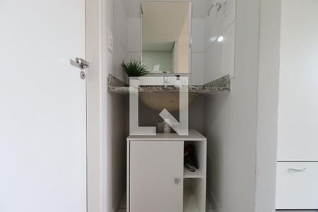 Banheiro de kitnet/studio para alugar com 1 quarto, 22m² em Iguatemi, Ribeirão Preto