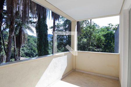varanda quarto 1 de casa de condomínio à venda com 3 quartos, 170m² em Vila Nova Betania, Nova Lima