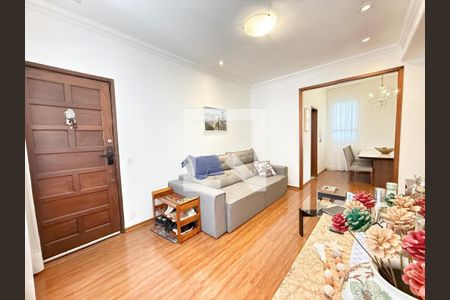 Sala de apartamento à venda com 3 quartos, 110m² em Santo Antônio, Belo Horizonte