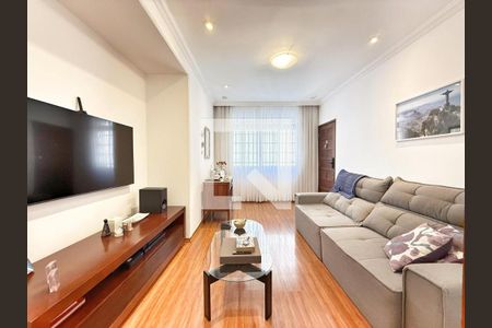 Sala de apartamento à venda com 3 quartos, 110m² em Santo Antônio, Belo Horizonte