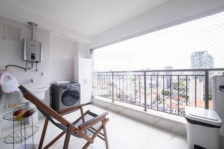 Varanda - Lavanderia de apartamento à venda com 2 quartos, 68m² em Chácara Santo Antônio (Zona Sul), São Paulo