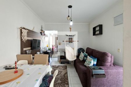 Sala de apartamento para alugar com 1 quarto, 85m² em Vila Tupi, Praia Grande