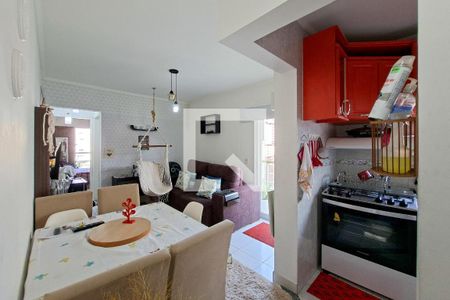 Sala de apartamento para alugar com 1 quarto, 85m² em Vila Tupi, Praia Grande