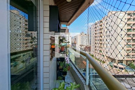 Sacada da Sala de apartamento para alugar com 1 quarto, 85m² em Vila Tupi, Praia Grande