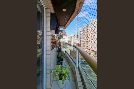 Sacada da Sala de apartamento para alugar com 1 quarto, 85m² em Vila Tupi, Praia Grande