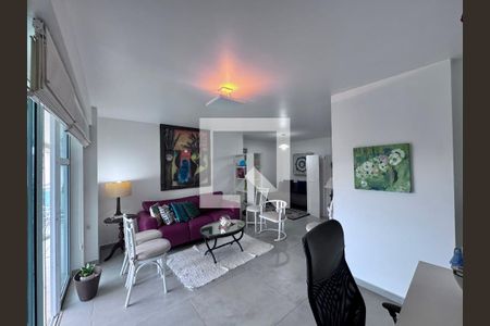 Sala de apartamento à venda com 1 quarto, 79m² em Barra da Tijuca, Rio de Janeiro