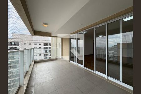 Varanda gourmet de apartamento à venda com 4 quartos, 184m² em Campestre, Santo André