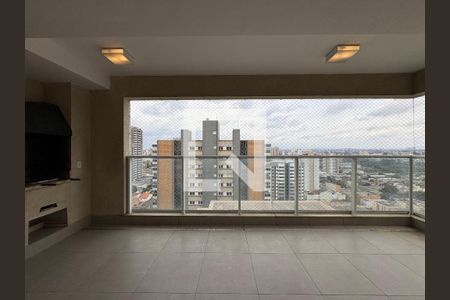 Varanda gourmet de apartamento à venda com 4 quartos, 184m² em Campestre, Santo André