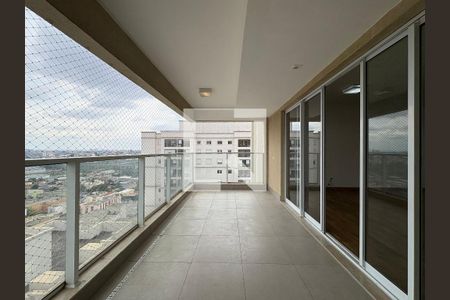 Varanda gourmet de apartamento à venda com 4 quartos, 184m² em Campestre, Santo André