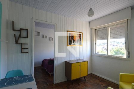 Sala de apartamento à venda com 1 quarto, 28m² em Jardim Lindóia, Porto Alegre