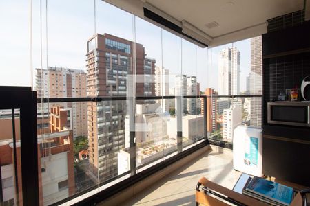 Varanda de apartamento à venda com 1 quarto, 37m² em Pinheiros, São Paulo