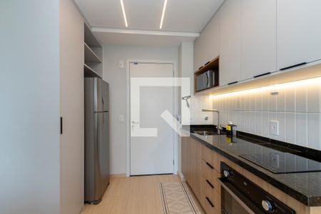 Sala/ Cozinha de apartamento para alugar com 1 quarto, 33m² em Santo Amaro, São Paulo