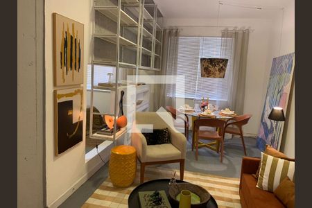 Sala de apartamento à venda com 1 quarto, 68m² em Santa Ifigênia, São Paulo