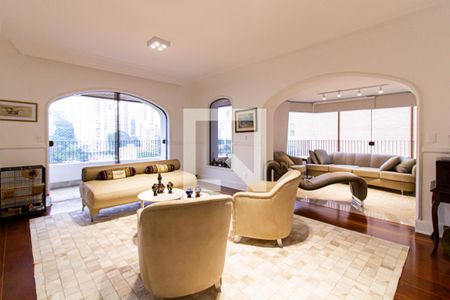 Sala  de apartamento à venda com 4 quartos, 267m² em Pacaembu, São Paulo